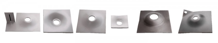 Шайба опорная металлическая плоская или сферическая из листового проката толщиной от 2 мм